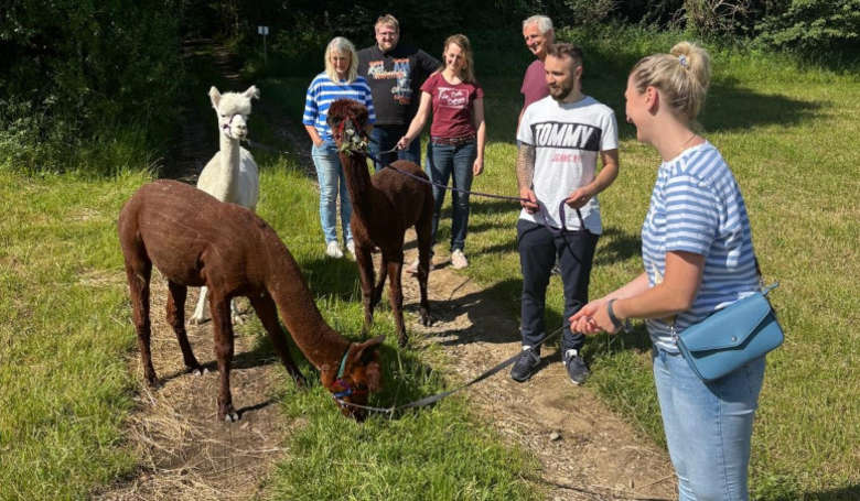 Führung mit den Waidler Alpakas